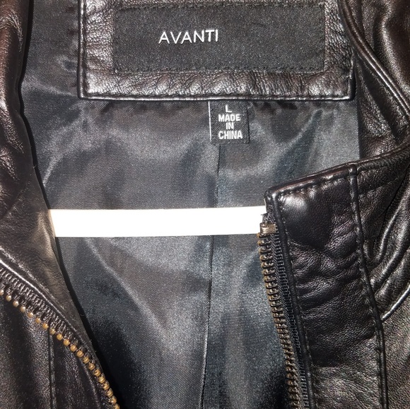 AVANTI black Jacket with 2 pockets - Picture 3 of 3